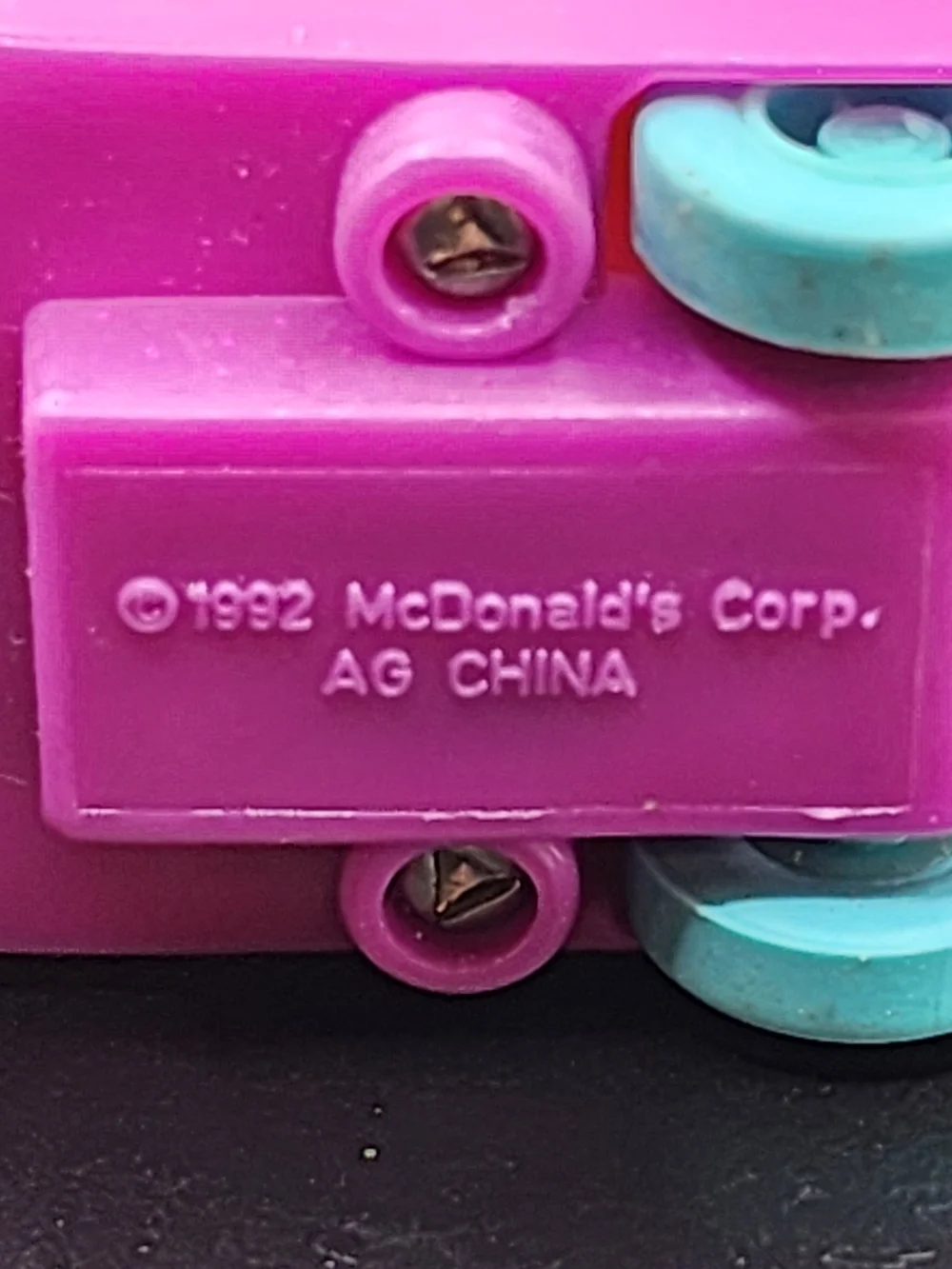 McDonald’s Rev-Up Happy Meal Toy Hamburgular Figure on Jet Ski 1992